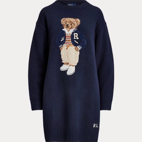 NWT, Polo Bear sweater Dress - Picture 2 of 11
